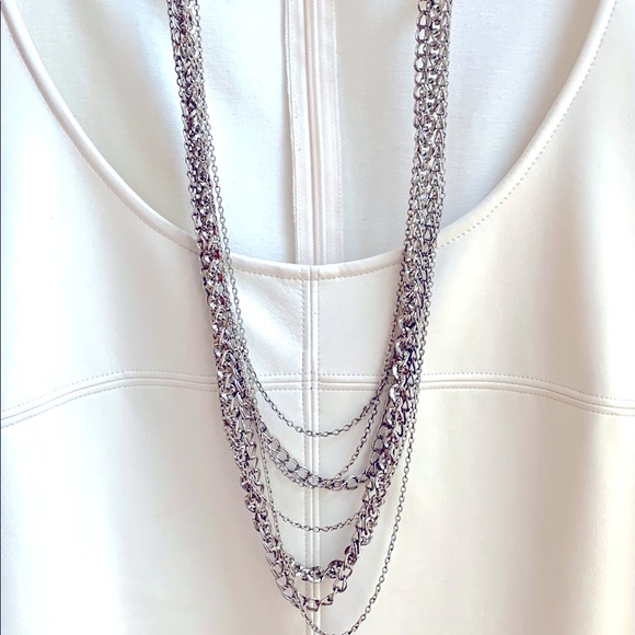 Multi-layer chain necklace - Picture 2 of 7